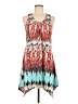 Neesha Print Teal Casual Dress Size Med - Lg - photo 1