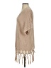 CAbi 100% Cotton Tan Poncho Size S - photo 5