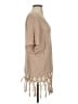 CAbi 100% Cotton Tan Poncho Size S - photo 4