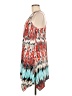 Neesha Print Teal Casual Dress Size Med - Lg - photo 5