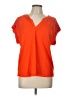 Bobeau Orange Short Sleeve Top Size L - photo 1