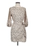 VICI 100% Polyester Animal Print Ivory Cocktail Dress Size S - photo 1