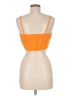 Zara Solid Orange Sleeveless Top Size M - photo 2