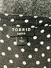 Torrid Polka Dots Black 3/4 Sleeve Blouse Size 1X Plus (1) - photo 7
