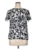 Unbranded Floral Black Short Sleeve T-Shirt Size XL - photo 1