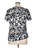 Unbranded Floral Black Short Sleeve T-Shirt Size XL - photo 2