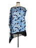 Bisou Bisou 100% Polyester Blue 3/4 Sleeve Blouse Size XL - photo 1