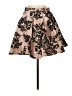 Windsor 100% Polyester Floral Pink Tan Formal Skirt Size 3 - 4 - photo 2
