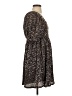Moon River 100% Polyester Animal Print Brown Casual Dress Size XS - photo 4