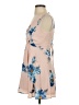 Lulus 100% Polyester Floral Tan Cocktail Dress Size XS - photo 5