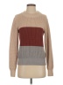 Faherty Color Block Brown Pullover Sweater Size XS - photo 1
