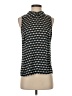 Halogen 100% Polyester Black Sleeveless Blouse Size S - photo 1