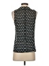 Halogen 100% Polyester Black Sleeveless Blouse Size S - photo 2