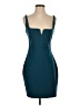 Likely Solid Teal Cocktail Dress Size 4 - photo 1