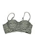 Unbranded Stripes Black Swimsuit Top Size L - photo 1
