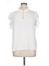 Sioni Ivory Short Sleeve Blouse Size XL - photo 1