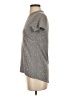 Zoe+Liv Metallic Silver Gray Short Sleeve T-Shirt Size S - photo 5