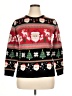 FancyQube 100% Acrylic Black Pullover Sweater Size XL - photo 1