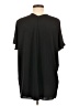 Uniqlo 100% Polyester Black Short Sleeve Blouse Size M - photo 2