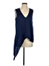 BCBGMAXAZRIA Blue Sleeveless Blouse Size S - photo 1