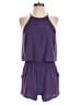Tyche 100% Polyester Solid Purple Romper Size S - photo 1