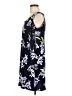 Connected Apparel Floral Blue Casual Dress Size 6 (petite) - photo 5