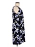 Connected Apparel Floral Blue Casual Dress Size 6 (petite) - photo 4