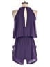 Tyche 100% Polyester Solid Purple Romper Size S - photo 2