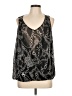 Jennifer Lopez 100% Polyester Black Sleeveless Blouse Size L (estimated) - photo 1