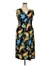 Unbranded Tropical Black Cocktail Dress Size XXL - photo 1