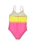Unbranded Color Block Pink One Piece Swimsuit Size 160 cm / US 14 - photo 2