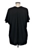 Uniqlo 100% Polyester Black Short Sleeve Blouse Size M - photo 2