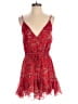 L'Atiste by Amy 100% Polyester Paisley Red Romper Size S - photo 1
