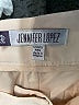 Jennifer Lopez 100% Polyester Pink Tan Casual Pants Size 12 - photo 7