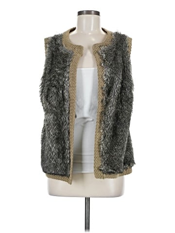 Ann Taylor Factory Faux Fur Vest (view 1)