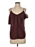 Ella Moss 100% Polyester Burgundy Sleeveless Blouse Size XS - photo 1