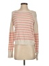 Margaret O'Leary 100% Cotton Stripes Tan Pullover Sweater Size Sm (0) - photo 1