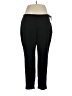 Ellen Tracy Color Block Black Active Pants Size 14 - photo 1
