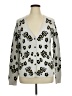 CAbi Animal Print Silver Cardigan Size XL - photo 1