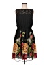 Ever Pretty 100% Polyester Floral Black Casual Dress Size 8 - photo 1