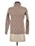 H By Halston Tweed Tan Turtleneck Sweater Size XS - photo 1