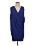 James Lacroix 100% Polyester Blue Kimono Size XS - photo 1