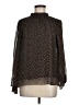 TCEC 100% Polyester Brown Long Sleeve Blouse Size M - photo 1