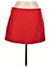 Zara 100% Polyester Solid Red Casual Skirt Size L - photo 1