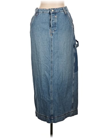 We the Free Denim Skirt (view 1)