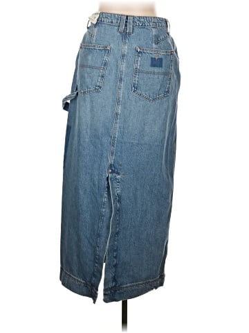 We the Free Denim Skirt (view 2)