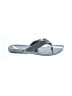Nine West Gray Silver Flip Flops Size 11 - photo 1