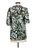 Sugarlips Paisley Green Short Sleeve Blouse Size M - photo 2