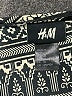 H&M 100% Polyester Print Gray Casual Dress Size 10 - photo 7