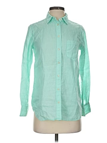 J.Crew Factory Store Long Sleeve Button-Down Shirt (view 1)